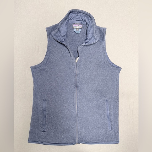 Patagonia Jackets & Blazers - Patagonia Navy Fleece Vest (Size: Medium)